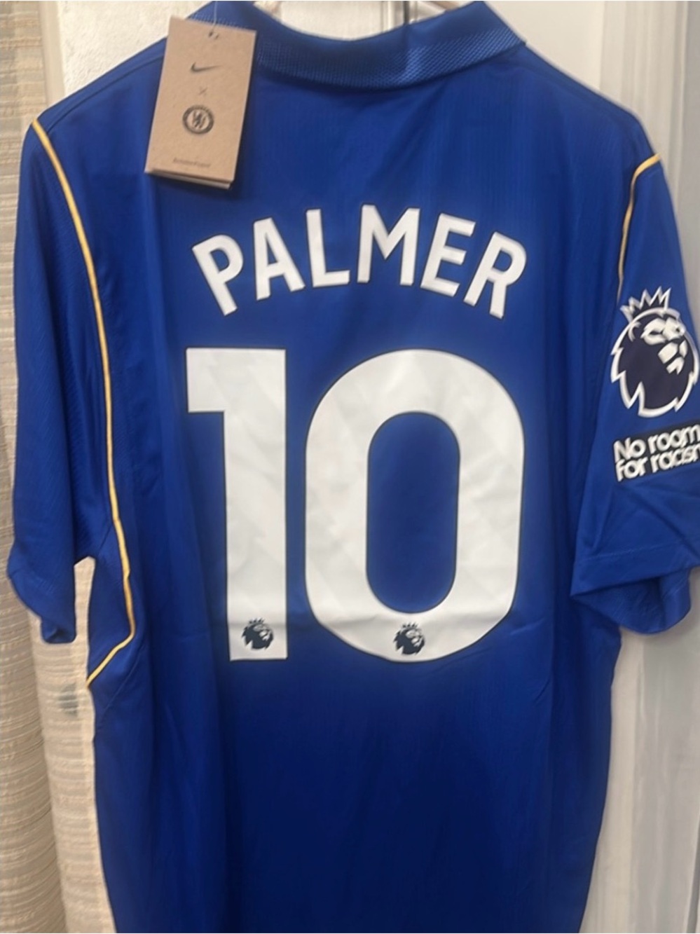 Palmer #10 Home Chelsea soccer jersey fits Large
